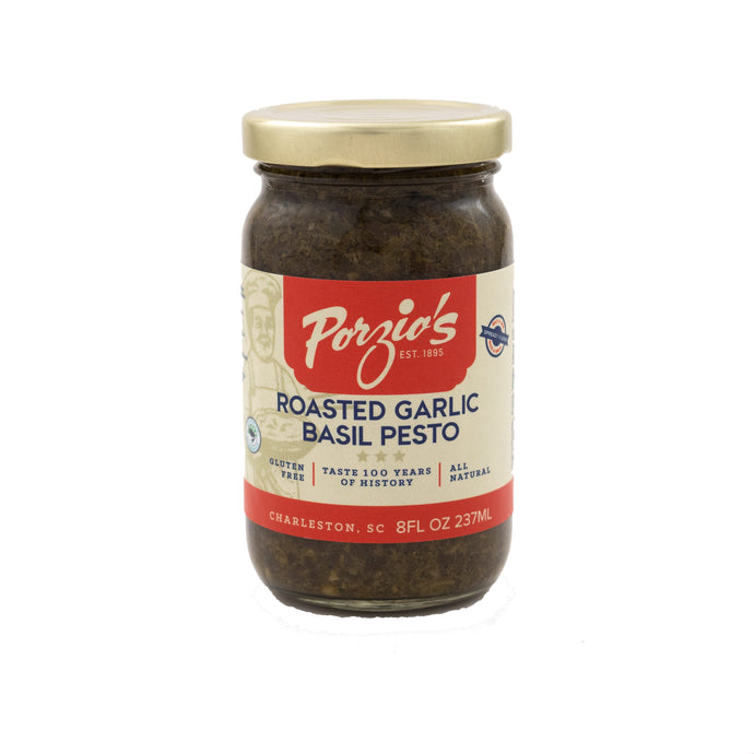 Roasted Garlic Basil Pesto - Porzio's