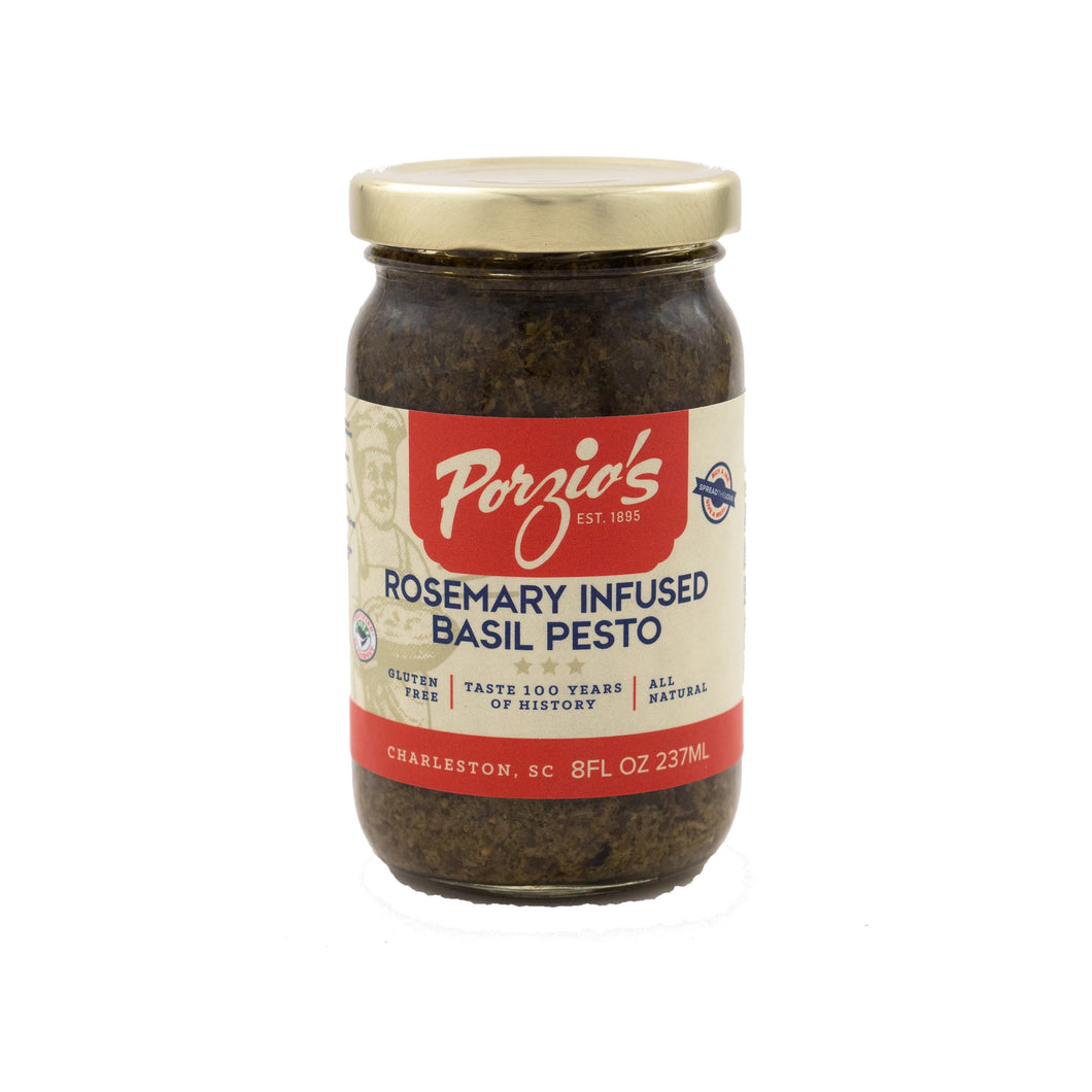 Rosemary Infused Basil Pesto - Porzio's